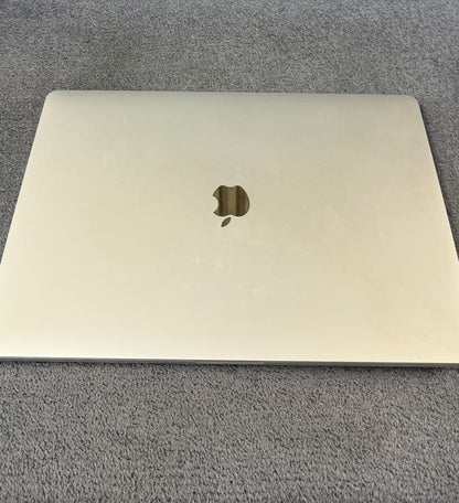 MacBook Pro 15-inch front view with screen on