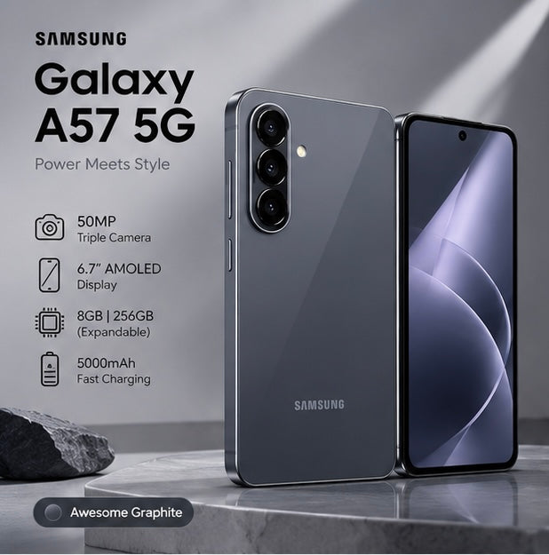 Svmsung A57 5G – 8GB RAM | 256GB ROM | Dual SIM