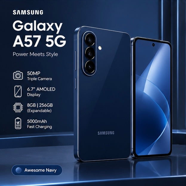 Svmsung A57 5G – 8GB RAM | 256GB ROM | Dual SIM