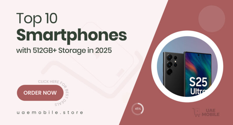 10 Ultimate 512 GB+ Smartphones for Max Storage Enthusiasts